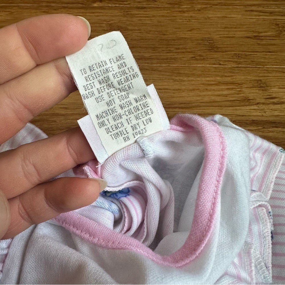 NWT VINTAGE BABY B'GOSH 3-6 Month  Ruffle Floral Footie - Picture 7 of 10